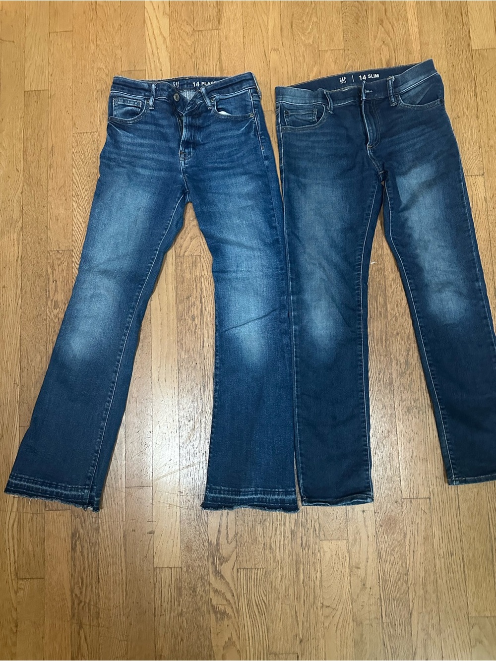 Pair of GAP girls  jeans age 14